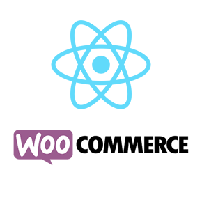 React & WooCommerce logos
