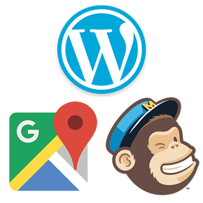 Technologies used: WordPress, Google Maps, MailChimp
