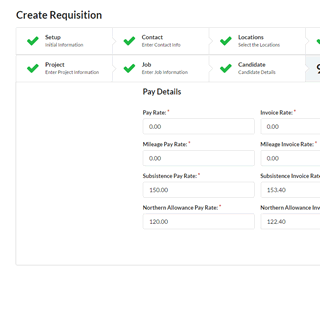 Requisition Wizard screen preview image